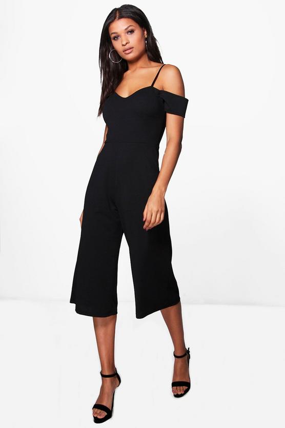 Emma Off The Shoulder Culotte Jumpsuit